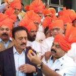 Celebrations for Maratha Reservation at Vidhan Bhavan in Mumbai