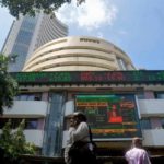 A view of the BSE building in Mumbai.