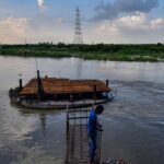 Monsoon 2020 image: Water level of the Yamuna in Delhi is close to the danger maek
