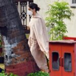 Bollywood actress Deepika Padukone leaves NCB guest house after being questions in a drug probe.