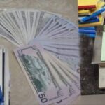 Rs 65 lakh worth of gold, Rs 7 lakh in foreign currency seized.