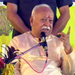 Mohan Bhagwat speaks about the impact of women's freedom on societal growth at the Dharampeth Women's Bank in Nagpur.