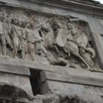 The Arch of Constantine in Rome was damaged by lightning during a storm, with fragments recovered and ongoing damage assessments.
