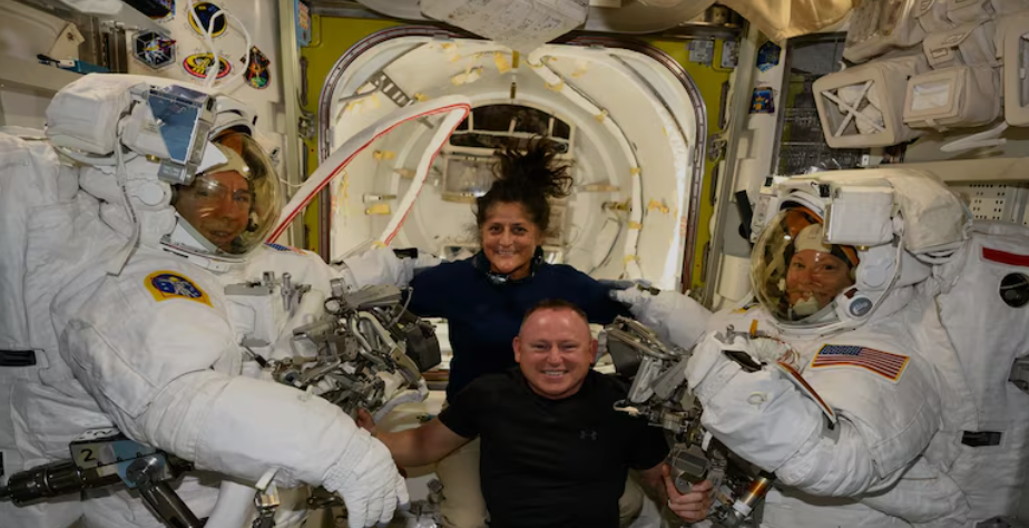 NASA astronauts Sunita Williams and Butch Wilmore report a rhythmic, pulsating noise from Boeing's Starliner spacecraft, detected just before its return to Earth.