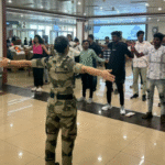 Increased security measures around vital installations in Kerala, including airports, ports, and military bases, in response to rising India-Pakistan tensions.