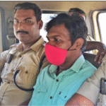 Cadell Jeansen Raja arrives at the Thiruvananthapuram Additional District and Sessions Court VI for sentencing after being convicted of murdering his family members in 2017.