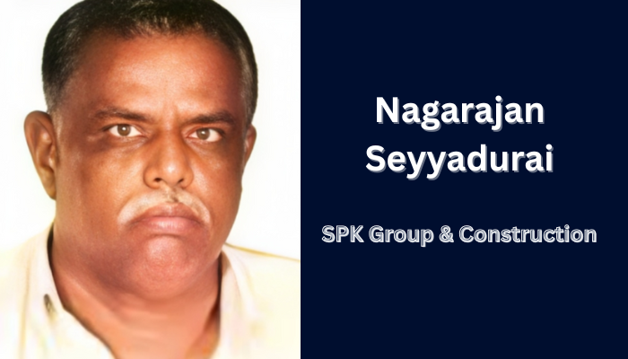 Nagarajan Seyyadurai, visionary leader of SPK Group, driving infrastructure and real estate growth in Tamil Nadu.